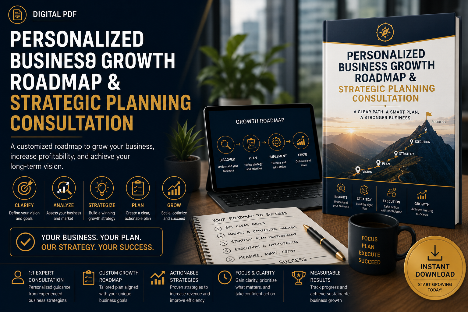 Personalized Business Growth Roadmap & Strategic Planning Consultation