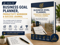 Business Goal Planner, Productivity Workbook & Success Journal (Digital PDF)